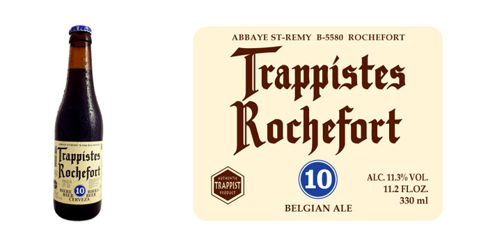 Trappistes Rochefort 10      belga sör
